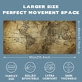 thumbnail image 2 of Large Mouse Pad Retro Map Extended Gaming Mouse Pad Non-Slip Desk Mat with Stitched Edge Laptop Computer Keyboard Mousepad for Office Home 35.4" x 15.7", 2 of 6