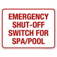 thumbnail image 1 of Emergency Shut Off Switch Sign, Pool Sign,, 1 of 1