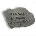thumbnail image 2 of Kay Berry- Inc. 42120 With God All Things Are Possible - Memorial - 5 Inches x 3.25 Inches, 2 of 2