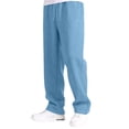 thumbnail image 7 of Mens Sweatpants Open Bottom Athletic Baggy Straight Leg Pants Casual Drawstring Waist Fleece Joggers with Pockets, S, 7 of 7