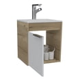 thumbnail image 1 of Mueble Lavamanos Moderno Flotante Excelsior Duna y Blanco, 1 of 3