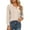 Beige, variant on ShiShine Womens Long Sleeve Tops Dressy Puff Sleeve Casual Shirts V Neck Blouses Fall Outfits 2025
