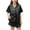 Black, variant on OGLCCG Girls Silk Satin Pajama Set 2 Piece Short Sleeve Button Down Pjs Top and Short Sets Soft Sleepwear Nightwear for Teens Girls 5-15 Years
