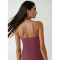 thumbnail image 7 of Fitted Mini Dress with Square Collar, 7 of 7