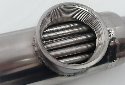 85,000 BTU Stainless Steel Tube and Shell Heat Exchanger for Pools/Spas ss