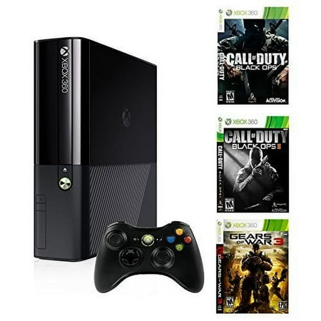 Restored Microsoft Xbox 360 500GB With Gears Of War 3 And Call Of Duty: Black Ops 1 And 2 (Refurbished)