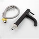 thumbnail image 1 of Black Cold Water Faucet Bathroom Countertop Stainless Steel Single Cold Water Faucet (low Elbow Plus Tube), 1 of 4