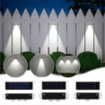 thumbnail image 1 of Solar Outdoor Wall Light Waterproof Garden Patio Lamp Solar-Powered Yard Balcony Lighting Durable Weather-Resistant Decorative Fixture 1 Pack, 1 of 6