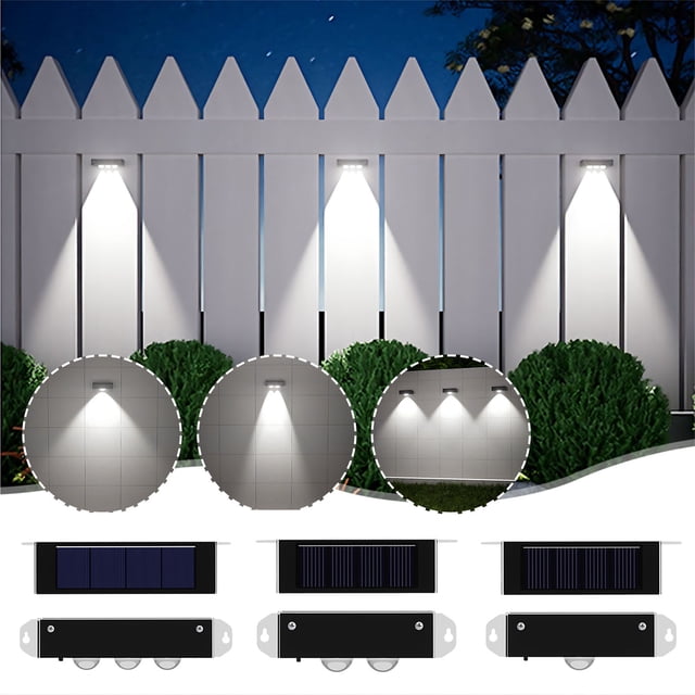 Solar Outdoor Wall Light Waterproof Garden Patio Lamp Solar-Powered Yard Balcony Lighting Durable Weather-Resistant Decorative Fixture 1 Pack