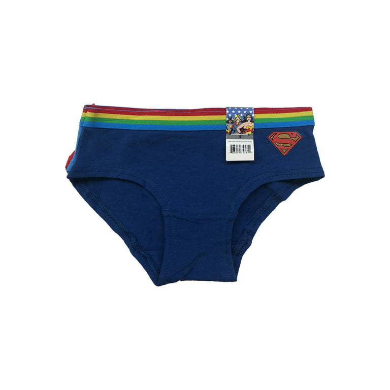 DC Comics 3 Pack Superhero Girls Logo Hipsters Underwear Panties