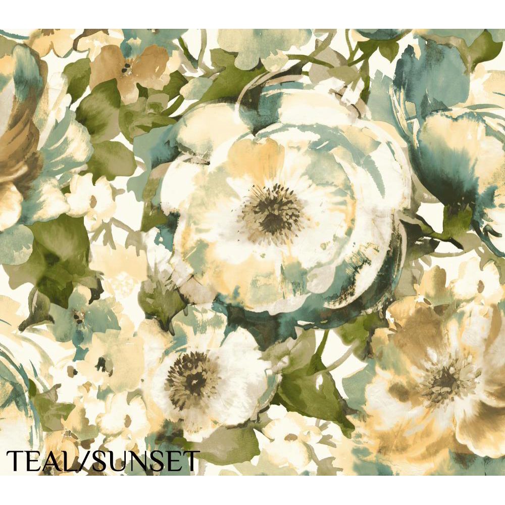 Carey Lind Designs “Watercolor Poppy” Wallpaper (5 colors available