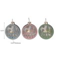 thumbnail image 2 of Cerf Rond En Bois Et Ornement Pittoresque - Ensemble De 12, 2 of 3