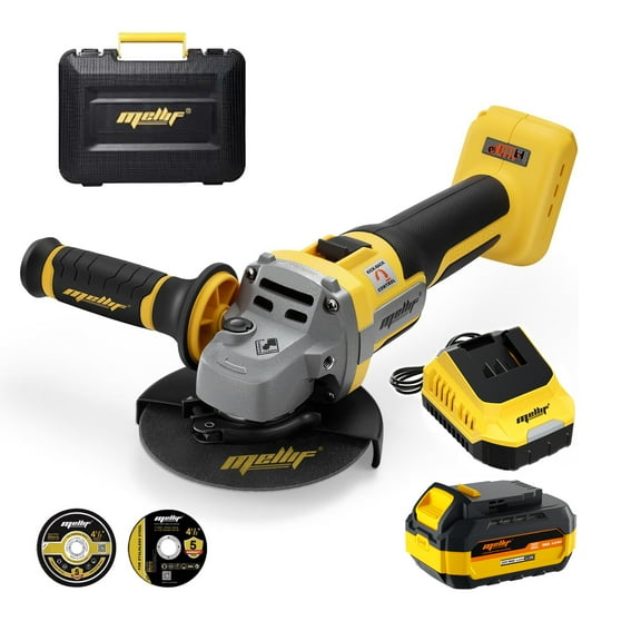 Mellif Cordless Angle Grinder Compatible with Dewalt 20V MAX Battery with Mellif Battery