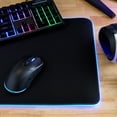 thumbnail image 2 of onn Gaming Desk Pad with LED RGB Lighting, Black 32", Rubber Anti-Slip base, 2 of 7