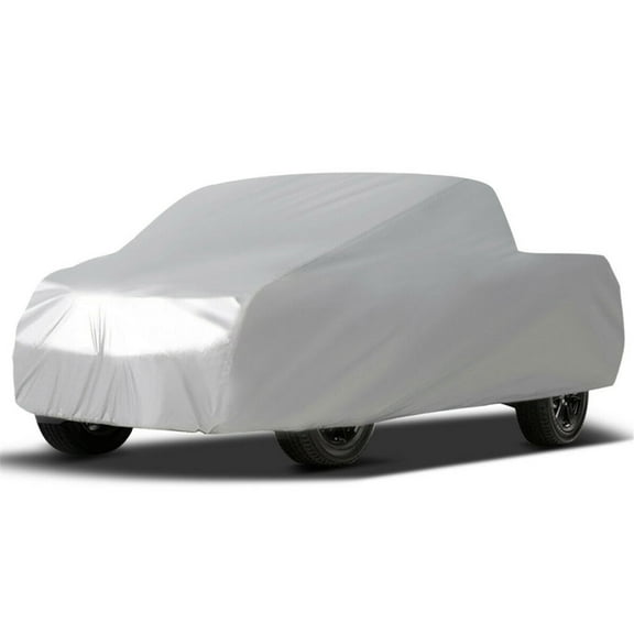 Labwork All Weather Protection Heavy Duty Outdoor Pickup Truck Cover Sun UV Rain Resistant Replacemenet for Universal Pickup Truck up to 210" L x 70" W x 65" H