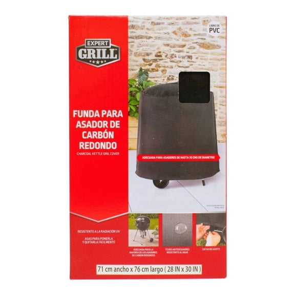 Funda Expert Grill para Asador de Carbón Redondo Negro