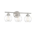 thumbnail image 3 of Satin Nickel Carson Vanity Light Fixture, 3 of 5