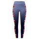 thumbnail image 3 of Gibobby Pantalones de yoga Leggings para mujer Leggings de entrenamiento Pantalones de bloque de color con estampado navideño Leggings elásticos(Azul,M), 3 of 5