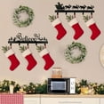 thumbnail image 4 of 1 Pc Christmas Stocking Wall Rack with Hangers Holder Stand Metal Stocking Hangers Mantel Wall Mount Hook Holder for Mantle Entryway Holiday, 4 of 5