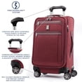 thumbnail image 2 of Equipaje Travelpro Platinum Elite Softside 46L Rojo Burdeos, 2 of 7