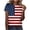 Multicolor#8, variant on ShiShine Women's 4th of July Shirts Crew Neck USA Flag Short Sleeve Retro Loose Patriotic Anniversary Patriotic Tops S-5XL