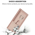 thumbnail image 2 of ELEHOLD Case for Samsung Galaxy S25 Ultra, PU Leather Wallet Case with Card Slot, 360° Rotating Ring Stand Cover,Rosegold, 2 of 8