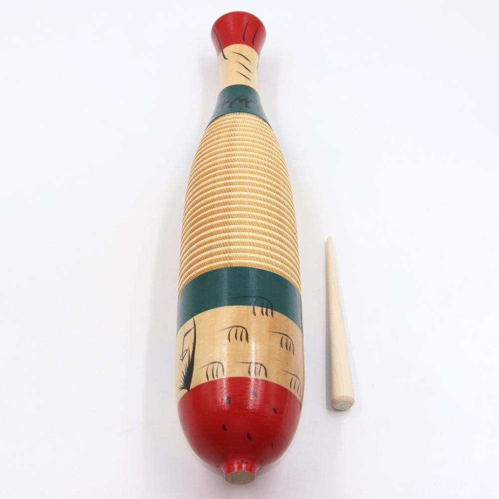 GP Percussion GPG15 15" Guiro with Scratcher