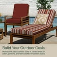 thumbnail image 3 of Stripe Brick Chaise Lounge Cushion, 3 of 8