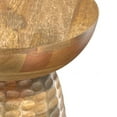 thumbnail image 5 of Homestock Neo-Classical Nostalgia Solid Mango Wood Wide Round Accent Table With Fully Assembled, 5 of 24