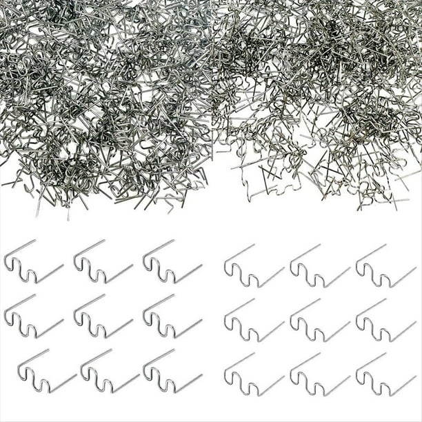 1400 Grapas para Soldador de Plástico, Grapas de Soldadura de Plástico, Grapas de de de 0,6 A 0,8 mm, Suministros de Soldadura para Soldador de Plástico.