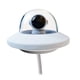 thumbnail image 2 of Lámpara de noche portátil USB con forma de astronauta, luz flexible con alimentación USB para escritorio Blanco, 2 of 9