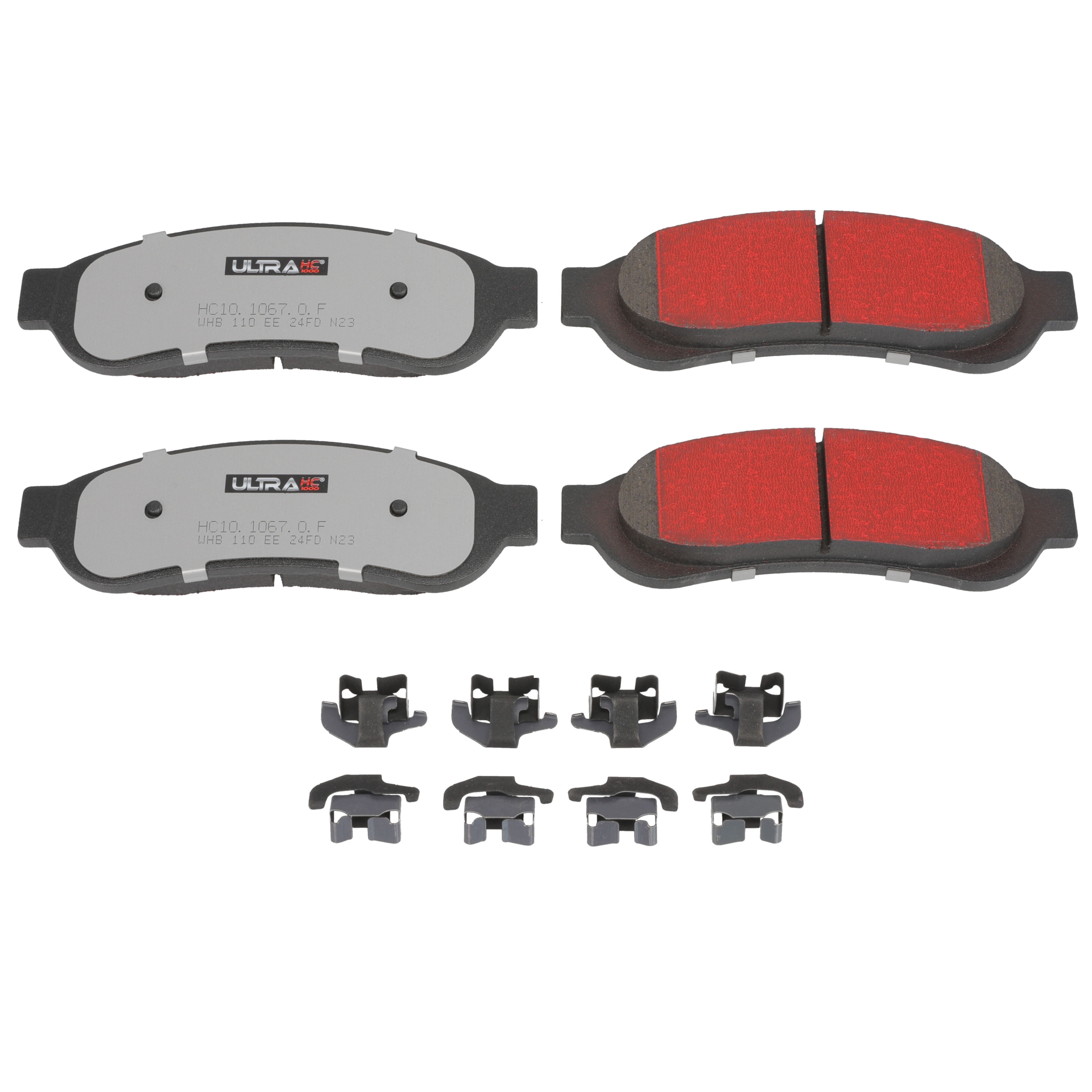 Ultra HC 1000 Brake Pad Set, Rear HC10.1067.0.F, Ford F-350 Super Duty 2007-2005