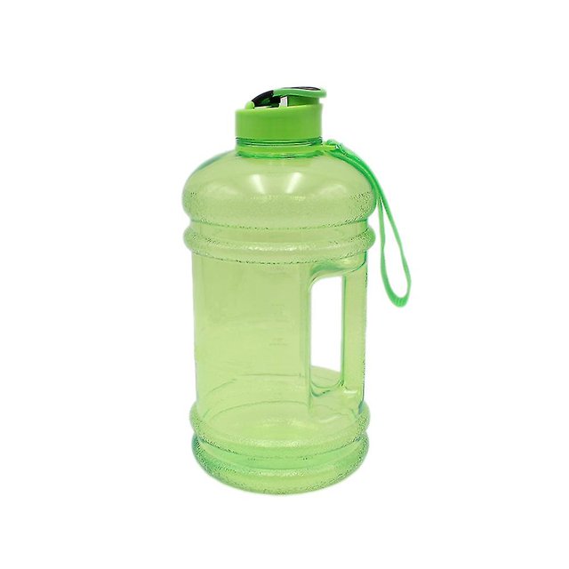 Botella de bebida portátil de 2,2 l, hervidor de gran capacidad, botella deportiva, hervidor para gimnasio deportivo (verde) kaili Sencillez