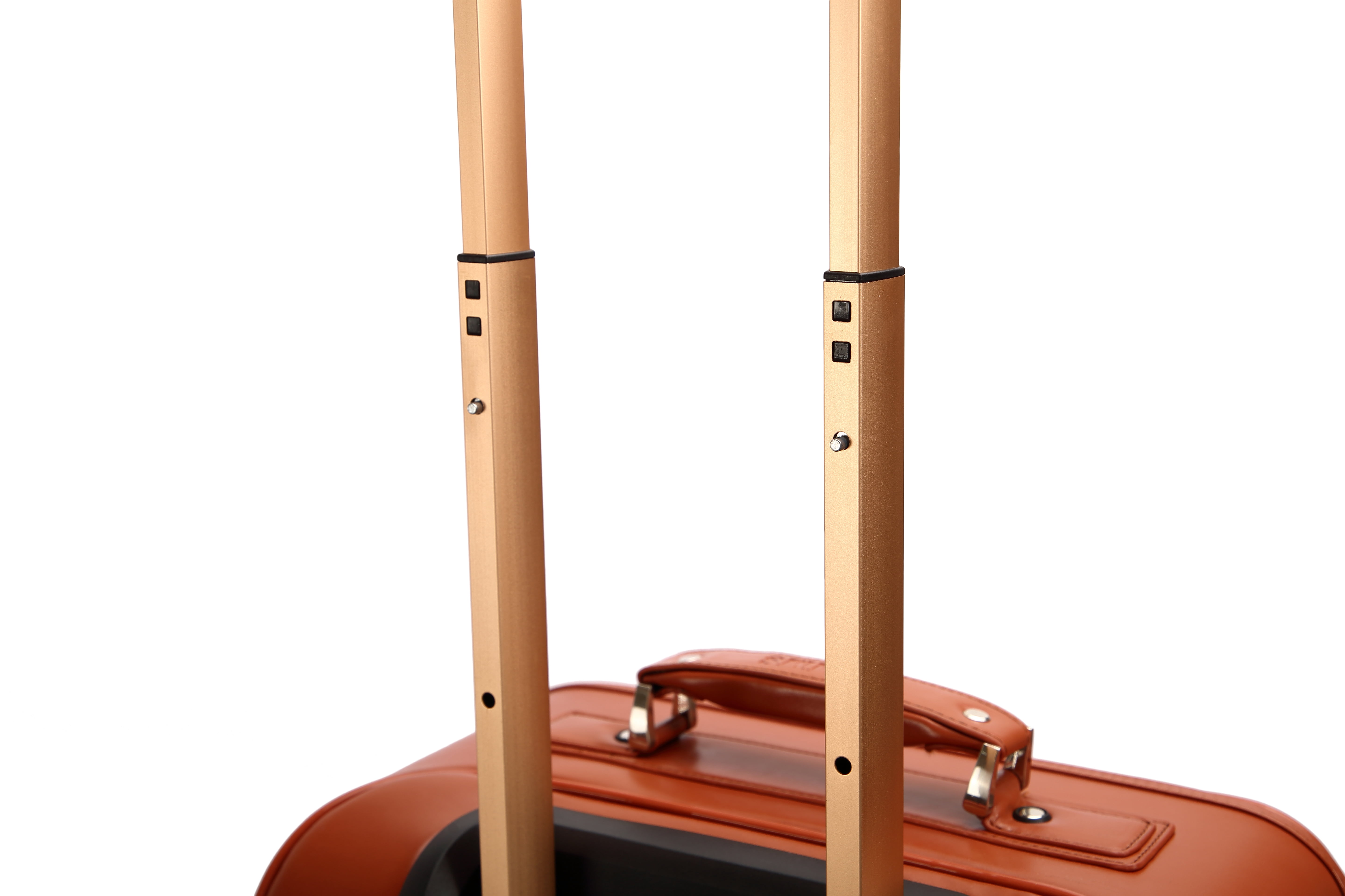 SEMMS LUXURY LEATHER LUGGAGE BOX 20" LIGHT BROWN