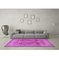 thumbnail image 3 of Ahgly Company Indoor Rectangle Geometric Purple Traditional Area Rugs, 2' x 3', 3 of 4