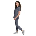 thumbnail image 3 of Medgear Fleur Women's Stretch Scrub Set with Zip Pocket Top and Jogger Pants, 3 of 3