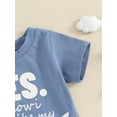 thumbnail image 6 of Bagilaanoe 2pcs Toddler Baby Boy Shorts Set Short Sleeve Letter Print T Shirt Tops + Shorts 6M 12M 18M 24M 3T Kids Casual Summer Clothes, 6 of 7