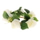 thumbnail image 4 of Anillo de vela de flor de seda, anillos de vela , guirnalda de velas, corona de vela de flores artificiales para sala de estar, restaurante, Blanco, 4 of 9