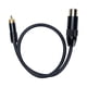 thumbnail image 2 of Cable XLR Hembra A Conector Fono De 3 Pines, Cable Estéreo XLR Hembra A Fono Flexible Que Reduce La Pérdida De Señal Conector Chapado En Oro Para Micrófono Mezclador, 2 of 7