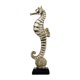 thumbnail image 2 of Escultura de animal, estatua de caballito , artesanía mediterránea, adorno de mesa, figura de resina para estantería, sala de estar, escritorio,, 2 of 10