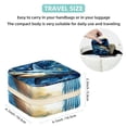 thumbnail image 5 of Starry Shark Travel Portable Square Jewelry Organizer: Necklace Holder, Bracelet Holder, and More for Stylish Girls and Women, 5 of 6