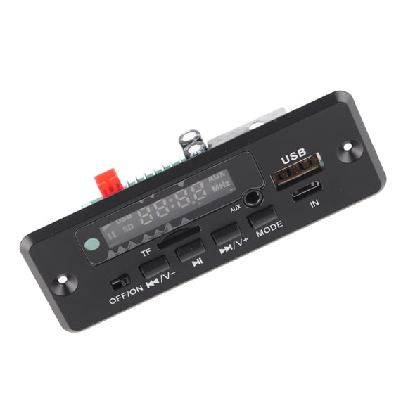 Placa De Decodificación De Placa 12V 02EA Placa De Decodificación De MP3 Con Entrada Auxiliar Puerto USB Compatible Con Tarjeta De Memoria Y Disco U