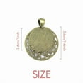 thumbnail image 2 of military s small warships pendant star necklmoon chain jewelry, 2 of 3