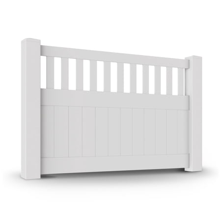 Vinyl Privacy Fence Panel Kit - White