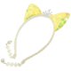 thumbnail image 4 of FELTECHELECTR Diadema con orejas de gato y lentejuelas, accesorio para el cabello para fiestas de cosplay, diadema con colgante de perla, 4 of 7