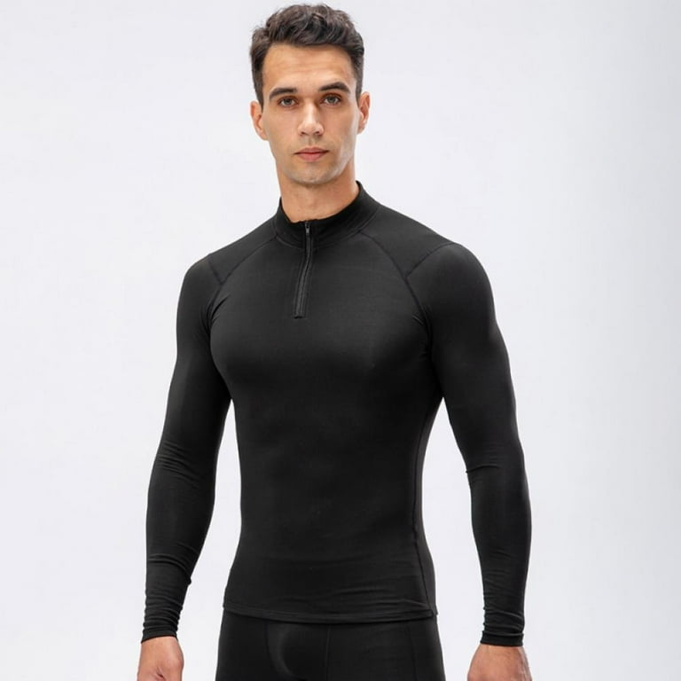 Men's Compression Shirt- Autumn Winter Plus Fleece High Elastic