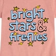 thumbnail image 3 of Instant Message - Bright Stars And Fireflies - Toddler & Youth Girls Short Sleeve Graphic T-Shirt, 3 of 6