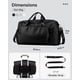 thumbnail image 2 of Bolsa de viaje HOTOR para gimnasio, para hombre y mujer, color negro, 57 L, 2 of 2