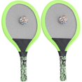 thumbnail image 3 of Juegos de raquetas de tenis ZHAOCHENG para deportes al aire libre juguetes de juego de playa raqueta ovalada verde, 3 of 3