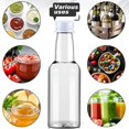 thumbnail image 4 of Minibotellas de licor Tessco de 50 ml de plástico con tapa, 100 unidades, color blanco, 4 of 7